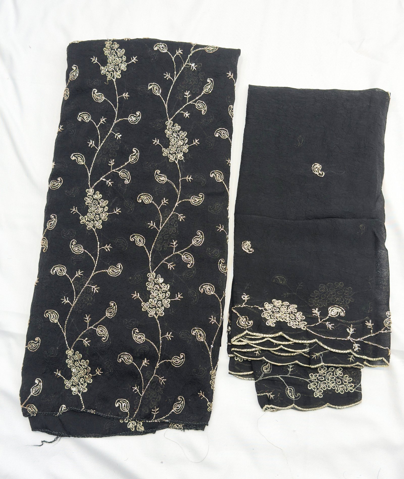 Crush Fabric Dhamaal Black Special